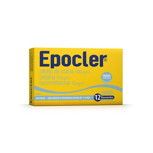 Epocler Solução Oral Abacaxi 12 Flaconetes 10ml