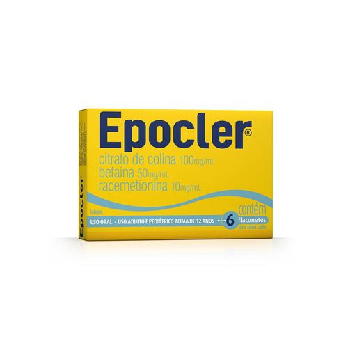 Epocler Solução Oral Abacaxi 6 Flaconetes 10ml
